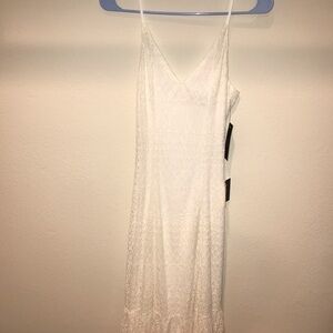 Chic White Lace Dress